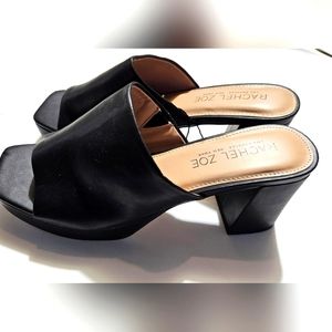 Black heels open toe